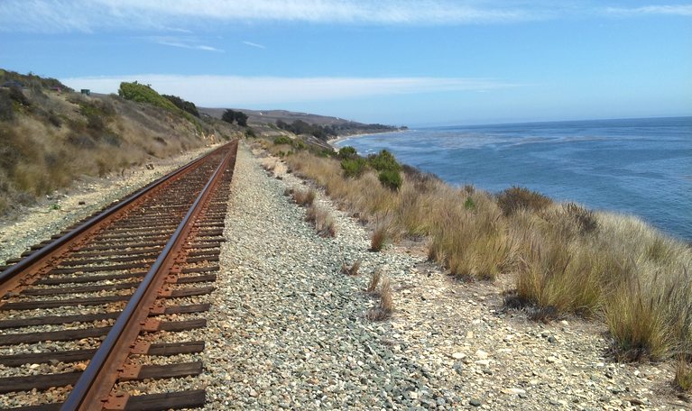 Pacific Surfliner Route North of Santa Barbara