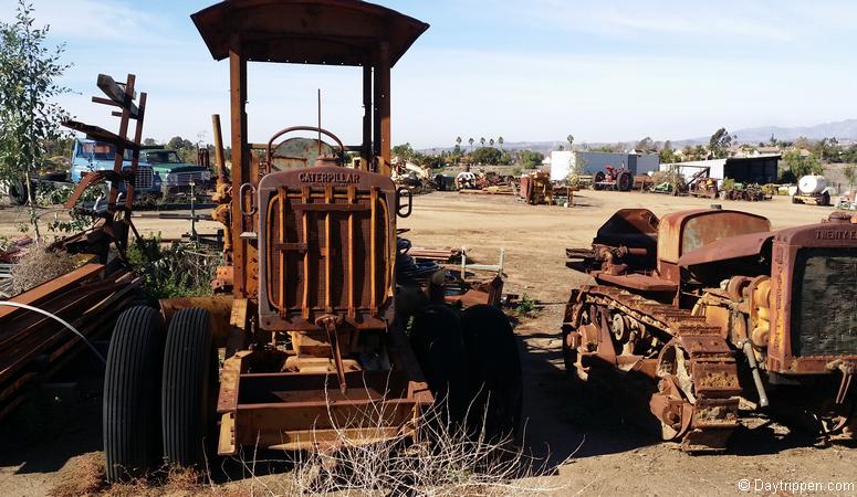 Early caterpillar tractor Antique Gas & Steam Engine Museum