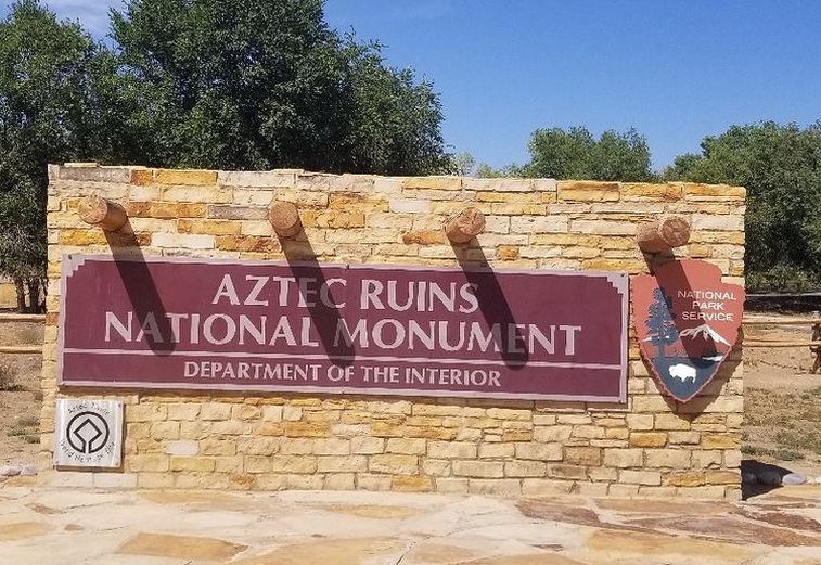 Aztec Ruins Entrance