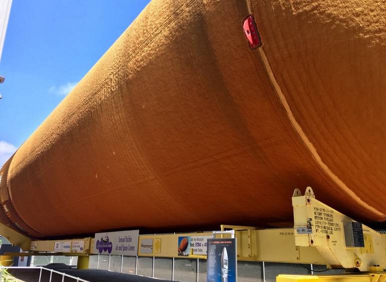 Space Shuttle Endeavour External Fuel Tank