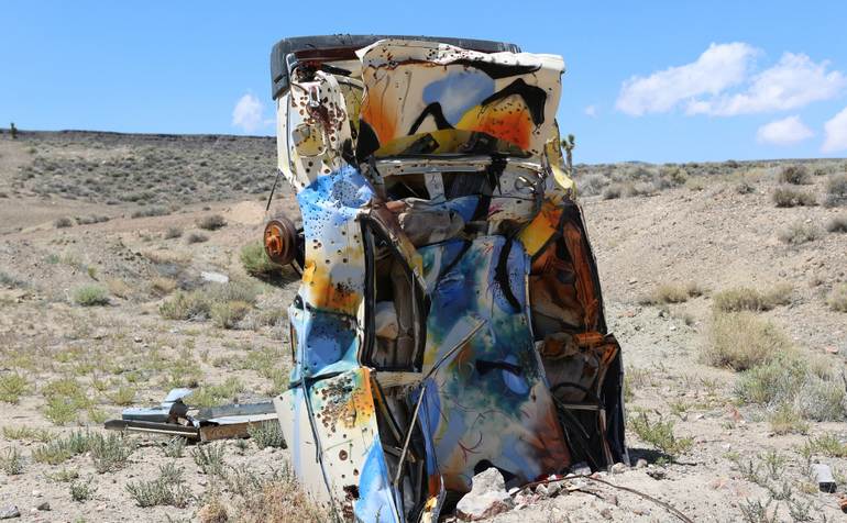 Junk Car Forest Goldfield Nevada