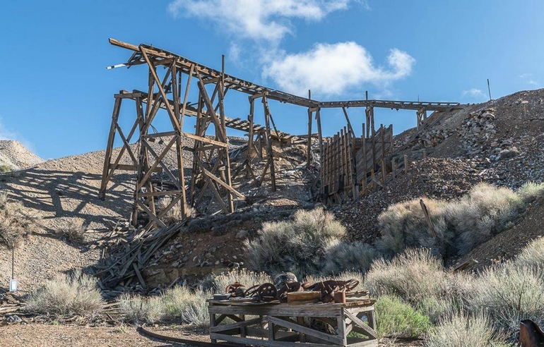 Cerro Gordo Tram Trestle