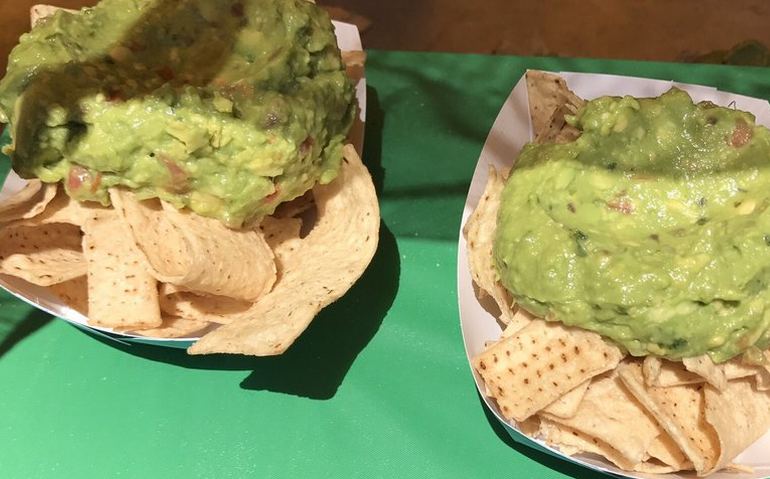 Avocado Dip and Chips