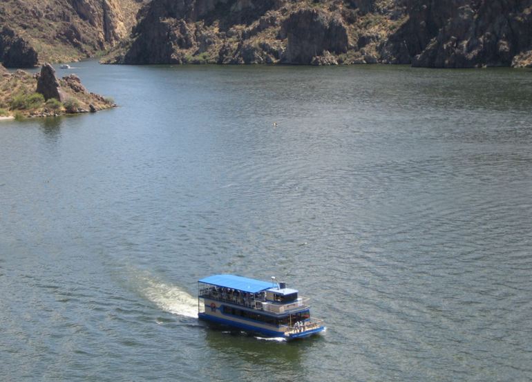 Desert Belle Tour Boat Saguaro Lake Arizona