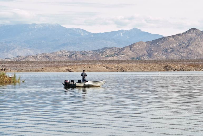 Fishing at Diamond Valley