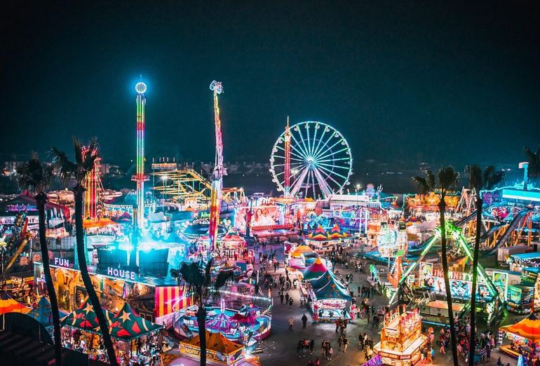 County Fair at Night