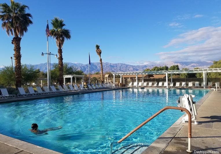 Furnace Creek Ranch spring-fed swimming pool