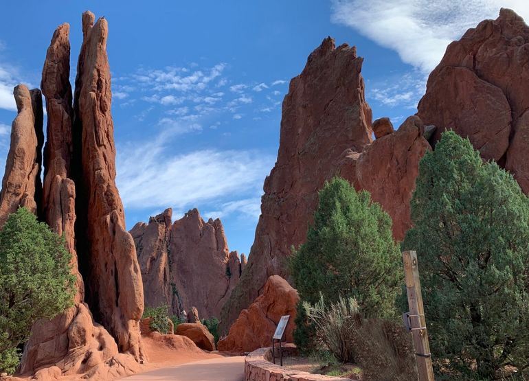 Hiking Through Garden of the Gods