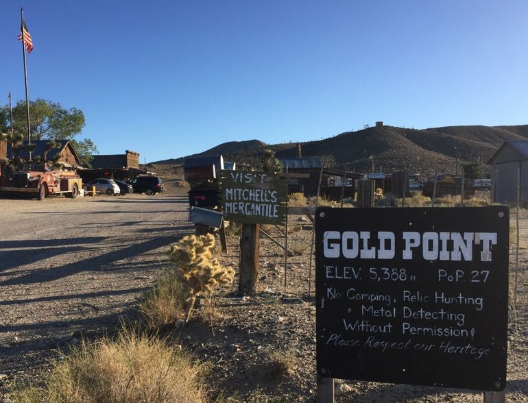 Entrance to the Ghost Town