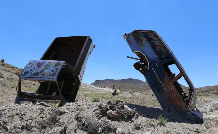 Junk Car Forest Goldfield Nevada