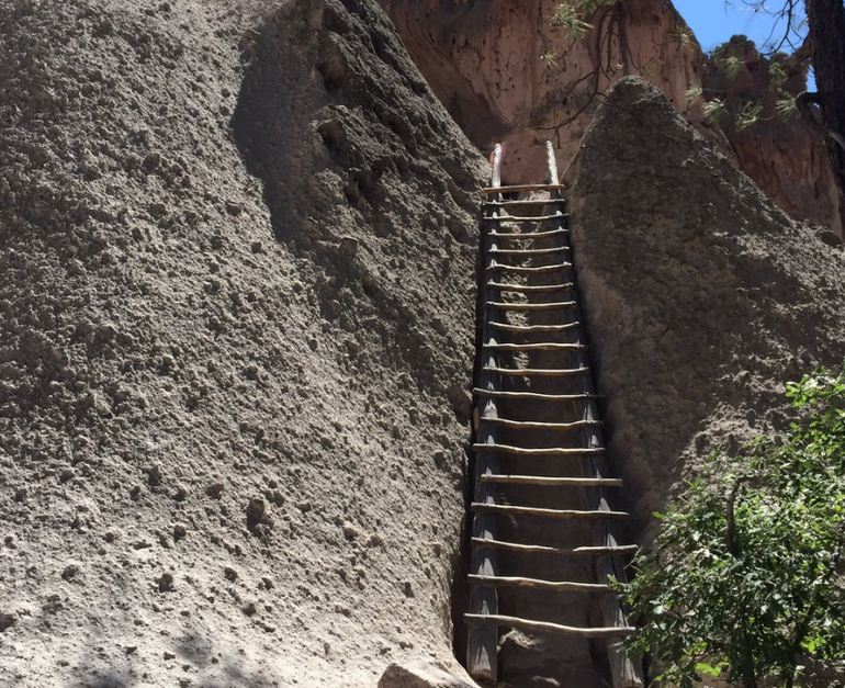 Ladder to Cave Dwellings