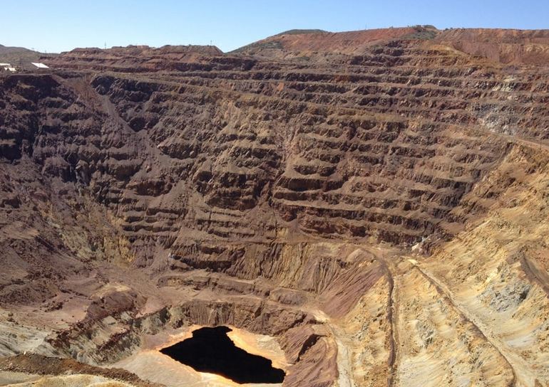 Lavender Pit Copper Mine Arizona