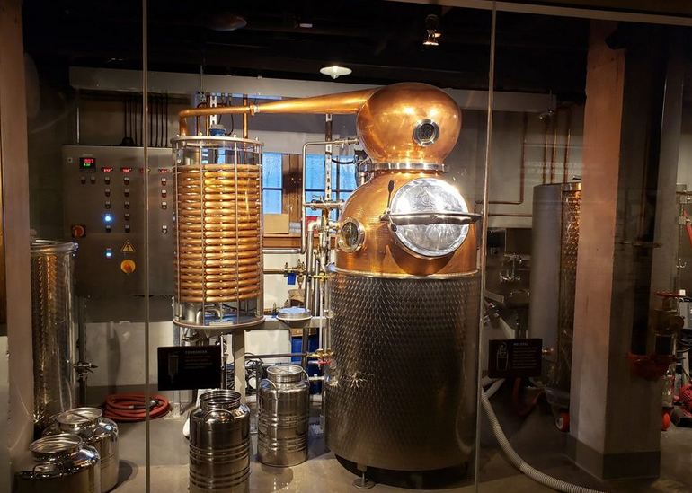 Mob Museum Distillery Exhibit