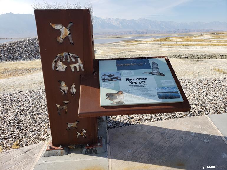 Owens Lake Plaza Kiosk "New Water New Life"