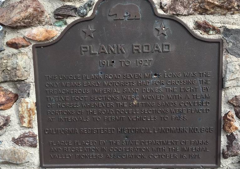 Old Plank Road Monument