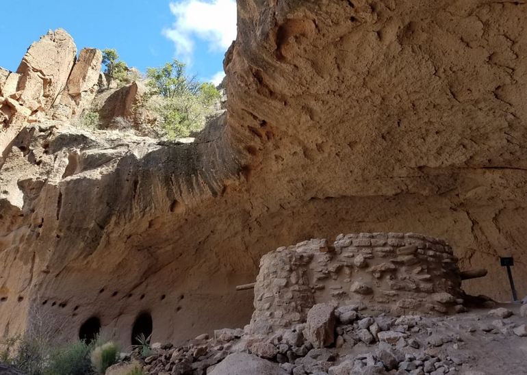 Bandelier Monument Cave Dwellings