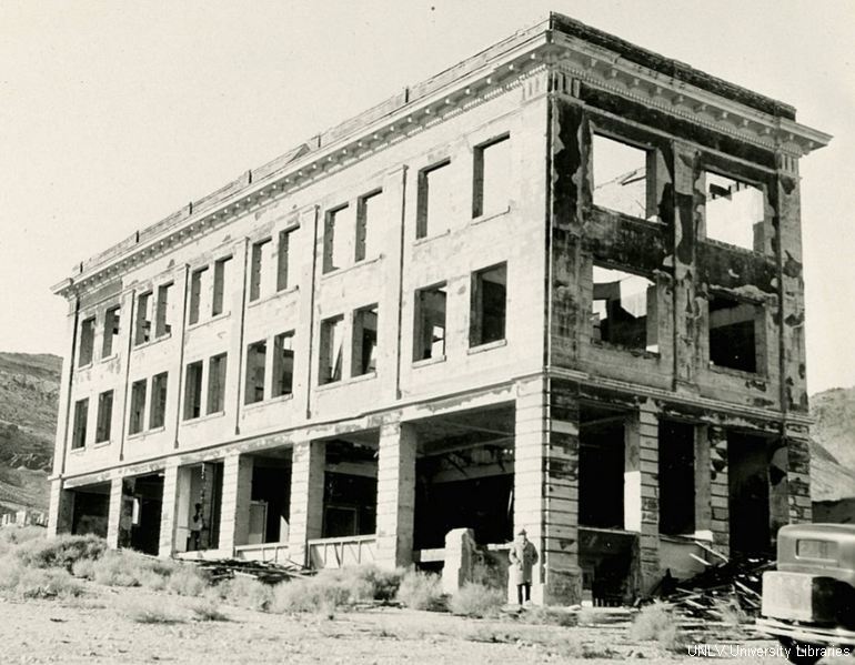 Rhyolite Bank Building 1923