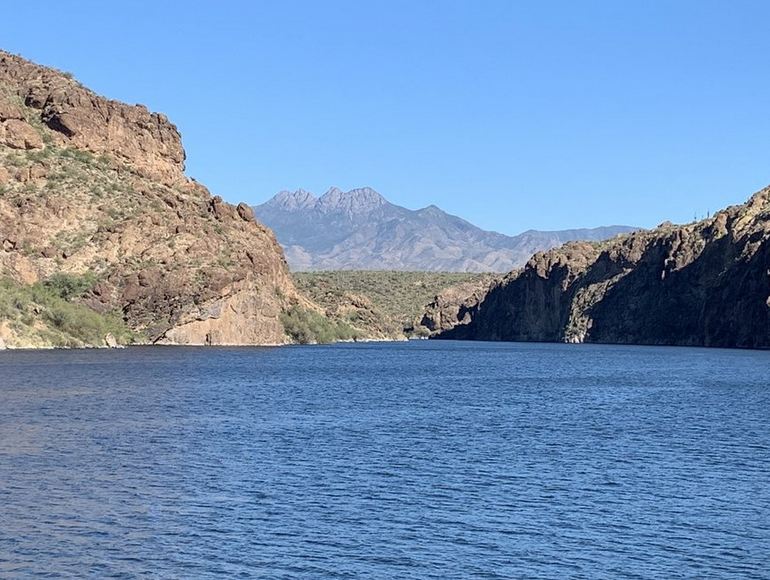 Saguaro Lake mountain View