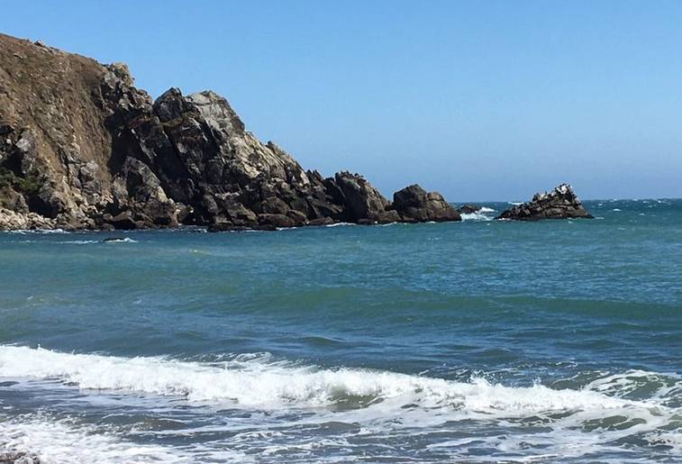 Sandy Cove Beach near Fort Ross