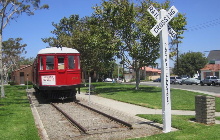 Seal Beach Red Car 