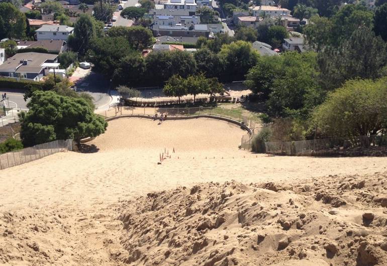 Top of Sand Dune Park Manhattan Beach