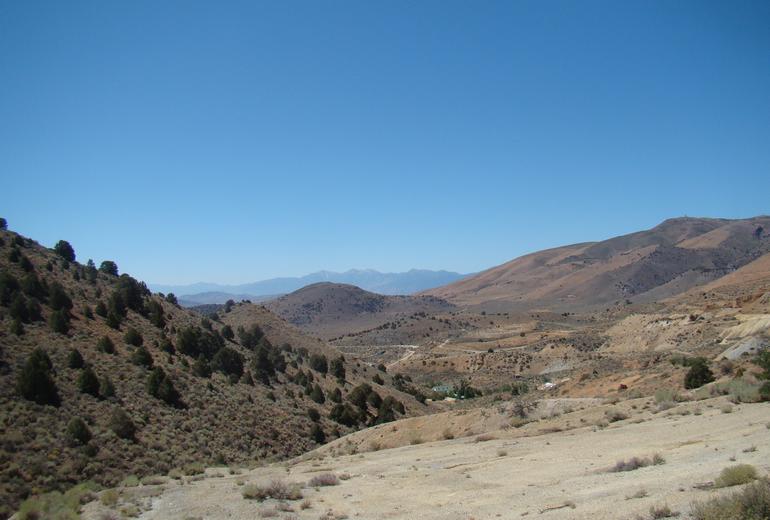 View from Virginia City, Nevada