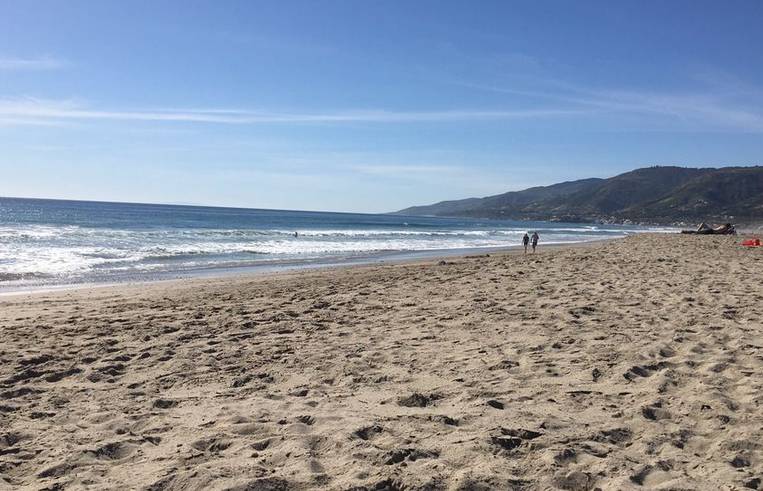 A walk along the beach